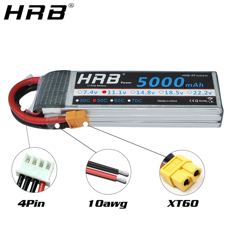 HRB 리튬 배터리 4S 14.8V 5000mAh 60 - 4S Lipo Battery 14.8V 6000Mah 리뷰 및 가격